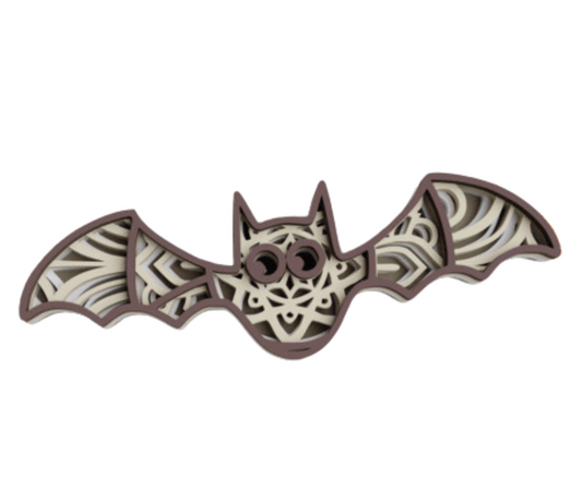 Laser Cut Looking Bat