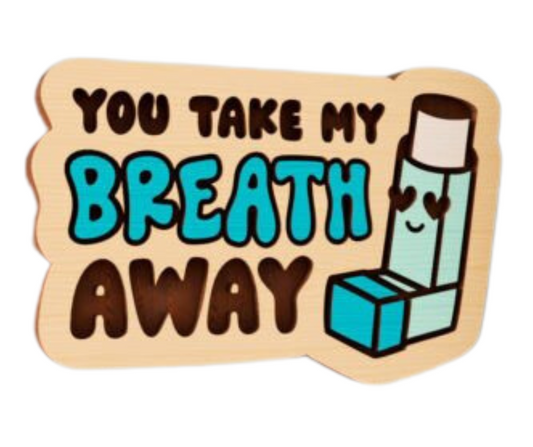 Laser Cut Magnet - Asthma Sassy