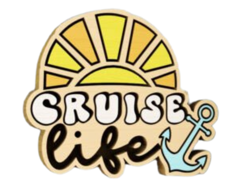 Laser Cut Magnet - Cruise Life