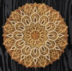 Laser Cut Multi-Layered Bewildered Beauty Mandala