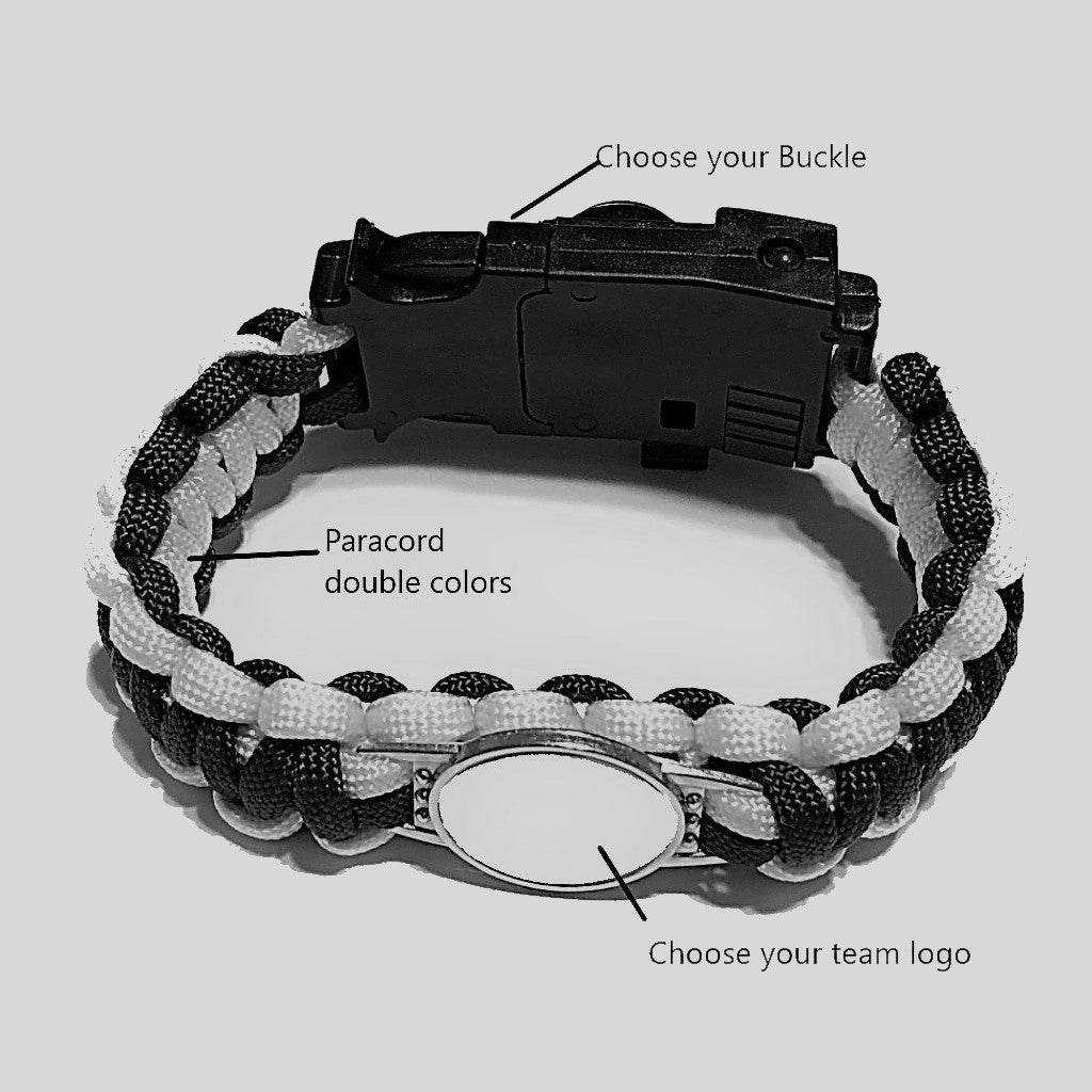 Paracord Survival Bracelet Olive Drab (O.D.) Adjustable Shackle Handmade  USA | eBay