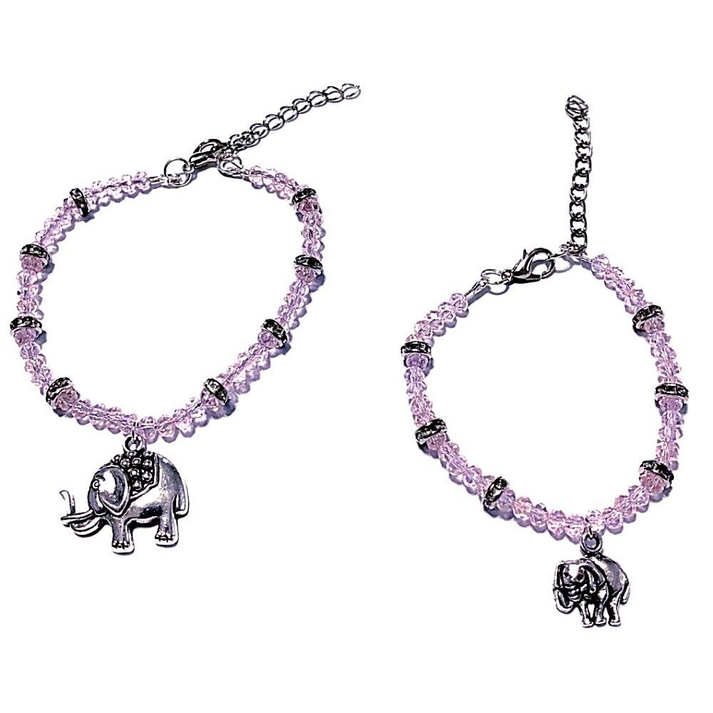 Pink elephant store bracelet